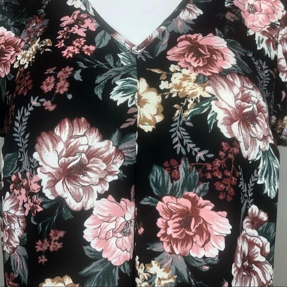 Size S Halogen Floral Blouse - Picture 3 of 7